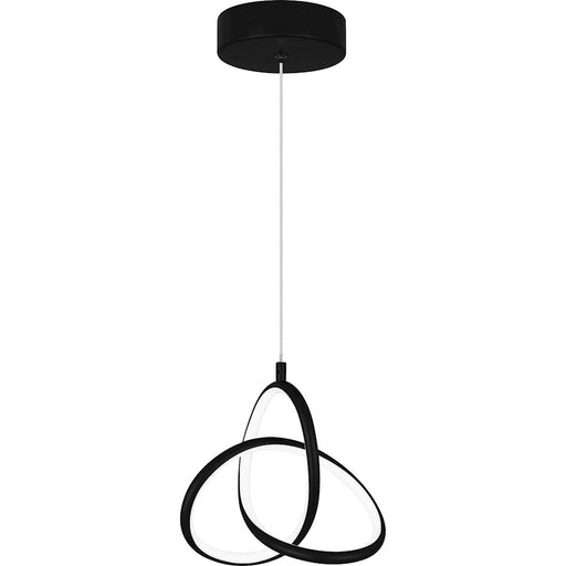 Quoizel Illoria LED Mini Pendant, Matte Black