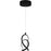 Quoizel Illoria LED Mini Pendant, Matte Black
