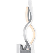 Quoizel Isadora 16in 1-Light Wall Sconce | Contemporary Polished Chrome Steel | Hallway & Bathroom | 4.5 x 3.5 x 15.75 in | Model PCISD8704C