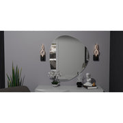 Quoizel Isadora 16in 1-Light Wall Sconce | Contemporary Matte Black Steel | Hallway & Bathroom | 4.5 x 3.5 x 15.75 in | Model PCISD8704MBK