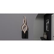 Quoizel Isadora 16in 1-Light Wall Sconce | Contemporary Matte Black Steel | Hallway & Bathroom | 4.5 x 3.5 x 15.75 in | Model PCISD8704MBK