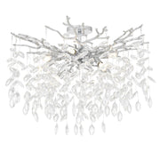 Quoizel Isobel 8-Lt Chrome Semi-Flush Mount, Chrome - PCISO1726C