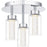 Quoizel Jade LED Flush Mount, Polished Chrome/Clear
