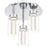 Quoizel Jade LED Flush Mount, Polished Chrome/Clear