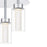 Quoizel Jade LED Flush Mount, Polished Chrome/Clear