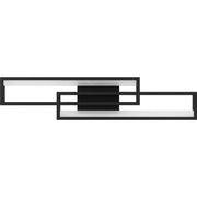 Quoizel Kocha 24in LED Vanity Light | Modern Earth Black Steel | Bathroom Vanity & Powder Room | 23.5 x 2.75 x 5 in, Dimmable | Model PCKCH8523EK