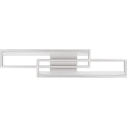 Quoizel Kocha 24in LED Vanity Light | Modern Painted Brushed Nickel Steel | Bathroom Vanity & Powder Room | 23.5 x 2.75 x 5 in | Model PCKCH8523PBN