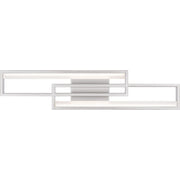 Quoizel Kocha 24in LED Vanity Light | Modern Painted Brushed Nickel Steel | Bathroom Vanity & Powder Room | 23.5 x 2.75 x 5 in | Model PCKCH8523PBN