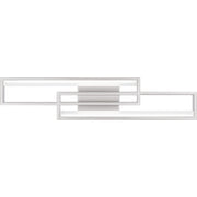 Quoizel Kocha 24in LED Vanity Light | Modern Painted Brushed Nickel Steel | Bathroom Vanity & Powder Room | 23.5 x 2.75 x 5 in | Model PCKCH8523PBN