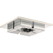Quoizel Platinum Lunette Flush Mount, 14W LED, Polished Chrome