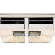 Quoizel Platinum Lunette Flush Mount, 14W LED, Polished Chrome