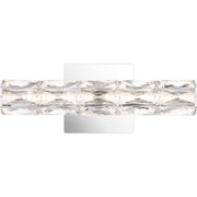 Quoizel Luster 15" Bath Vanity, Polished Chrome