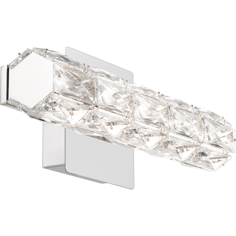 Quoizel Luster 15" Bath Vanity, Polished Chrome