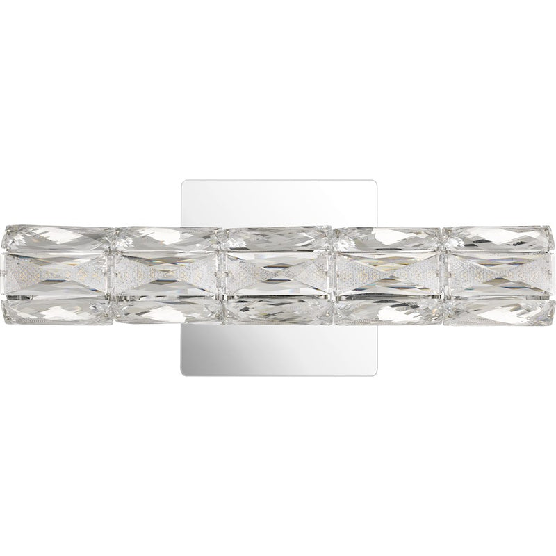 Quoizel Luster 15" Bath Vanity, Polished Chrome