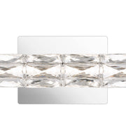 Quoizel Luster 24in LED Bath Light | Contemporary Polished Chrome and Clear Crystal Glass | Bathroom Vanity & Powder Room | Model PCLU8524C