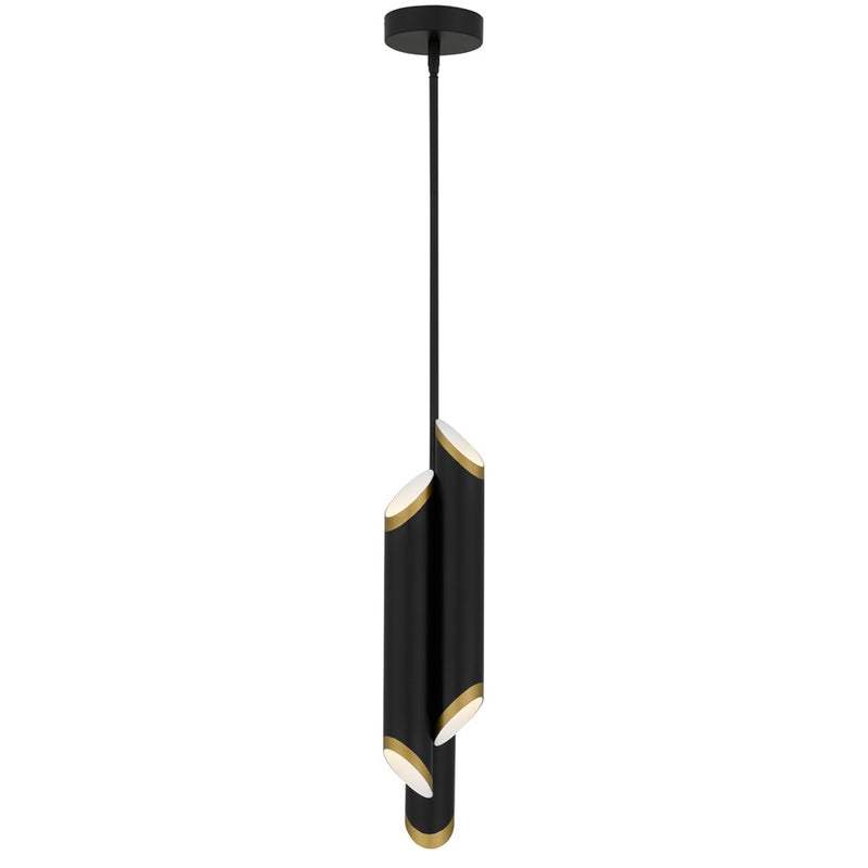 Quoizel Manelis Integrated LED Mini Pendant, Matte Black - PCMAN1505MBK