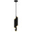 Quoizel Manelis Integrated LED Mini Pendant, Matte Black - PCMAN1505MBK