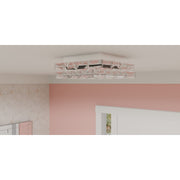Quoizel Milania 15in 1-Light Flush Mount | Glam Polished Chrome and Clear Crystal Glass | Bedroom & Hallway Ceiling Light | Model PCMIL1615C