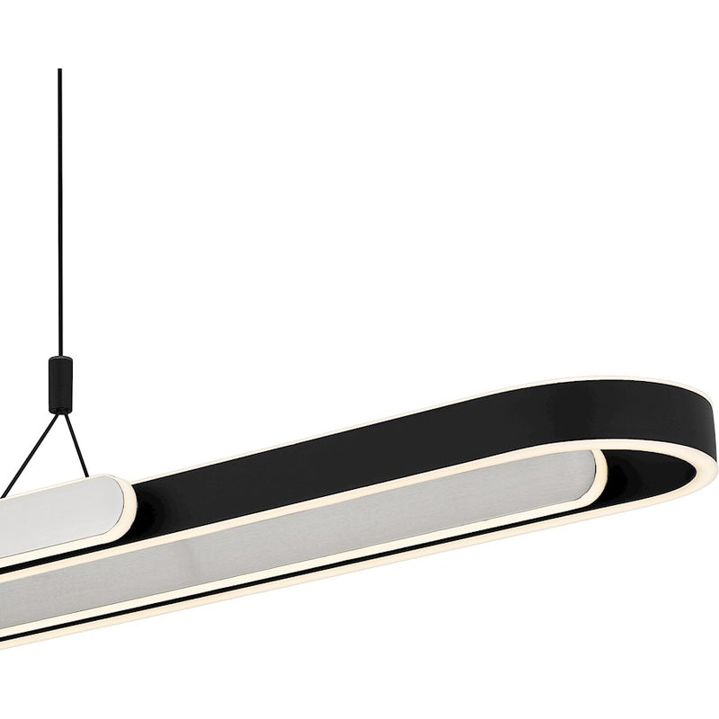 Quoizel Mira Integrated LED Island Light, Matte Black