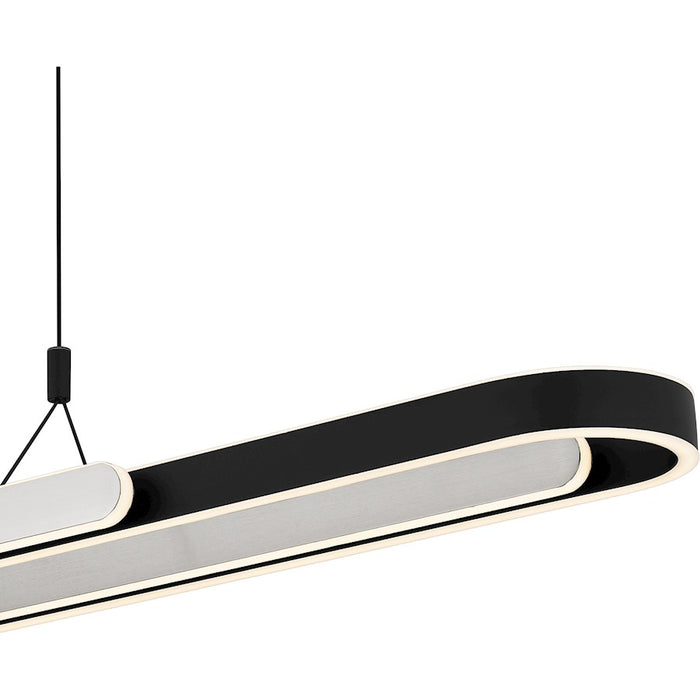 Quoizel Mira Integrated LED Island Light, Matte Black