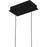 Quoizel Mira Integrated LED Island Light, Matte Black