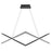 Quoizel Newman Light Island Chandelier, Matte Black
