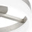 Quoizel Cohen Flush Mount, Brushed Nickel/White Acrylic