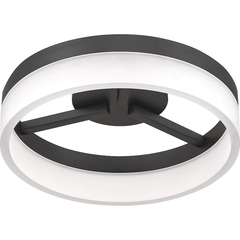 Quoizel Cohen Flush Mount, Oil Rubbed Bronze