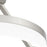 Quoizel Cohen Semi-Flush Mount, Brushed Nickel/White Acrylic