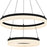 Quoizel Cohen 24" Integrated LED Pendant, Bronze/White Acrylic