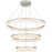 Quoizel Cohen 32" Integrated LED Pendant, Nickel/White Acrylic - PCOH2932BN