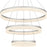 Quoizel Cohen 32" Integrated LED Pendant, Nickel/White Acrylic