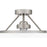 Quoizel Cohen LED Fandelier, Brushed Nickel/White Acrylic