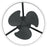 Quoizel Cohen LED Fandelier, Oil Rubbed Bronze/White Acrylic