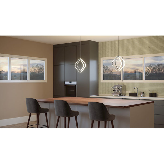 Quoizel Oshry LED Mini Pendant, Polished Chrome