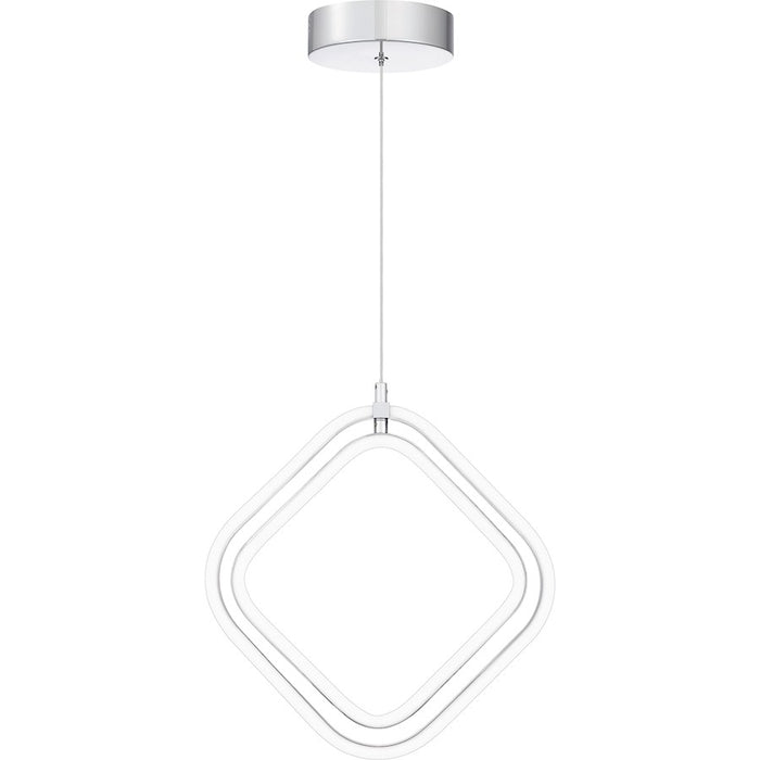 Quoizel Oshry LED Mini Pendant, Polished Chrome