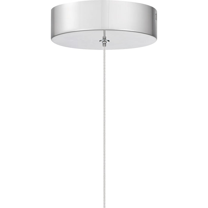 Quoizel Oshry LED Mini Pendant, Polished Chrome