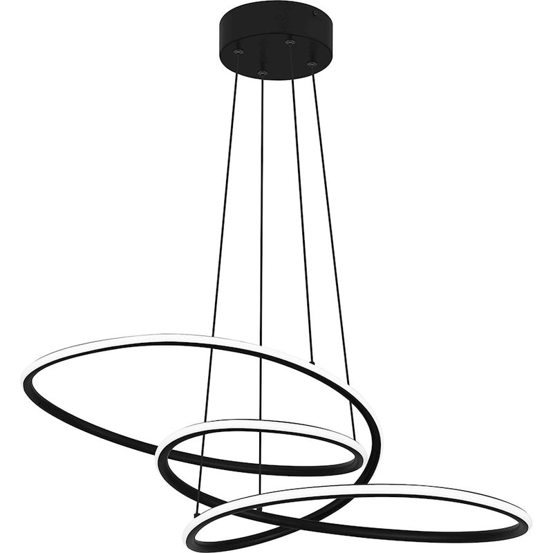 Quoizel Ovard LED Pendant, Matte Black