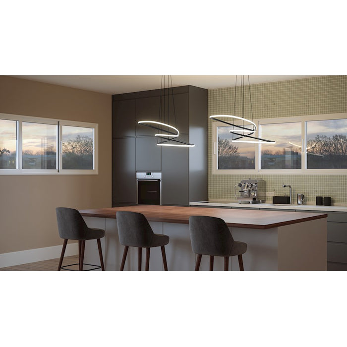 Quoizel Ovard LED Pendant, Matte Black