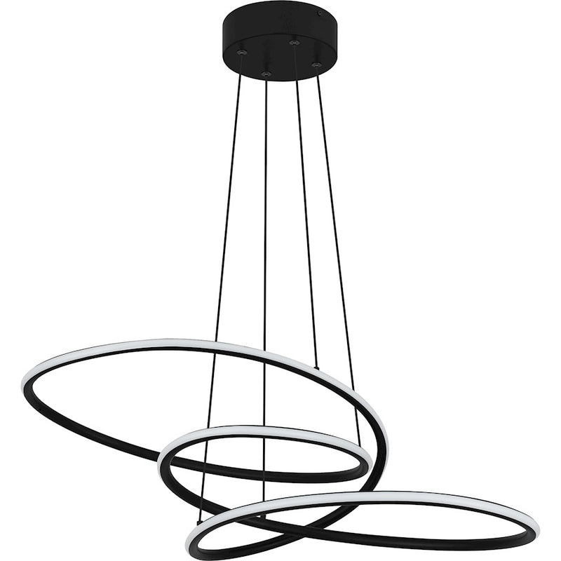 Quoizel Ovard LED Pendant, Matte Black