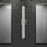 Quoizel Rosalie LED Bath Vanity, Brushed Aluminum/Crystal Chip