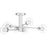 Quoizel Spellbound 6 Light Semi Flush Mount,Chrome/Clear Glass
