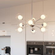 Quoizel 9 Light Platinum Spellbound Pendant, Polished Chrome