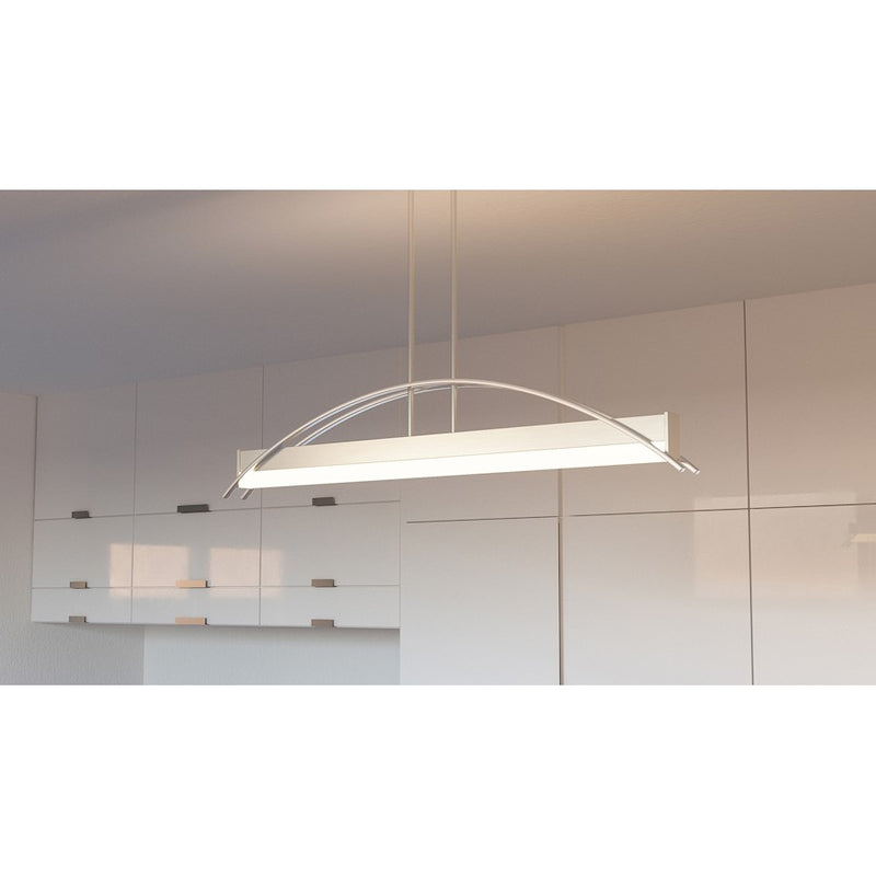 Quoizel Platinum Sabre Island Chandelier, Brushed Nickel