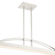 Quoizel Platinum Sabre Island Chandelier, Brushed Nickel