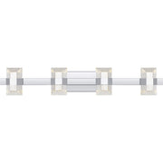 Quoizel Selena 36" LED Bath Light, Chrome/Clear Bubble Glass - PCSEL8636C