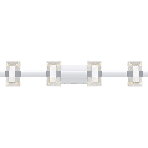 Quoizel Selena 36" LED Bath Light, Chrome/Clear Bubble Glass - PCSEL8636C