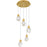 Quoizel Skye Lt Pendant, Gold/Clear Bubble Crystal