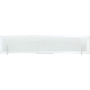 Quoizel Stream 24in LED Bath Vanity Light | Modern Polished Chrome and White Etched Glass | Bathroom Vanity & Powder Room | Model PCSM8524C