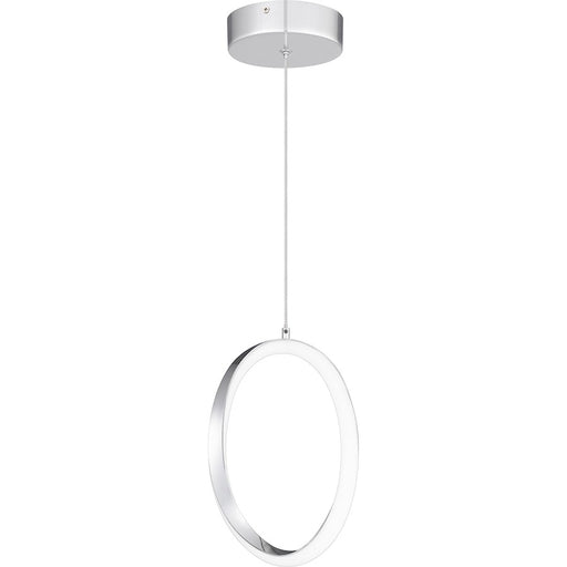 Quoizel Senna LED Mini Pendant, Polished Chrome